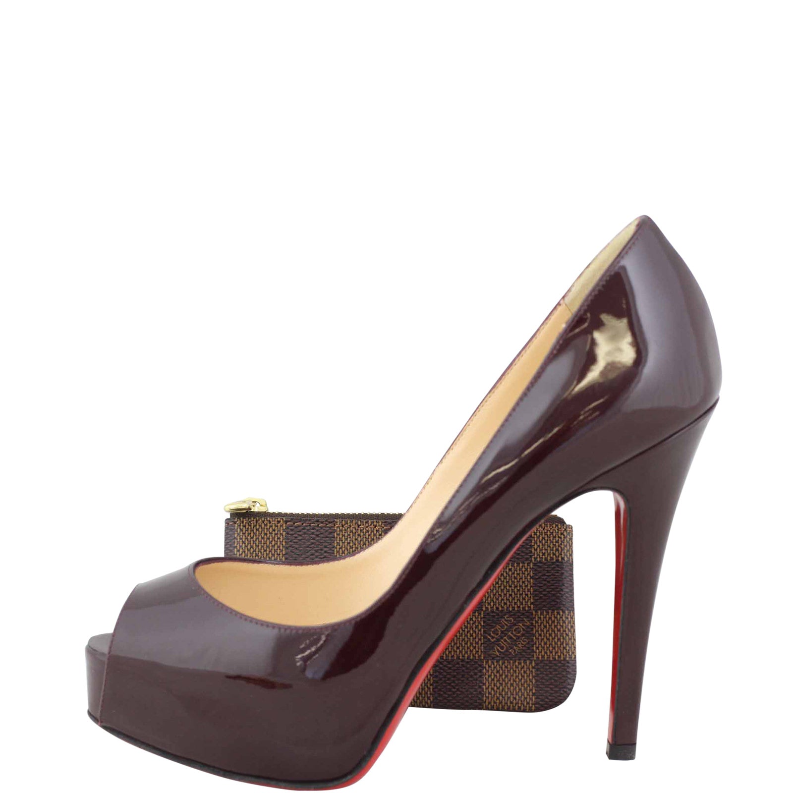 Louis Vuitton Key Pouch Damier Ebene Scale