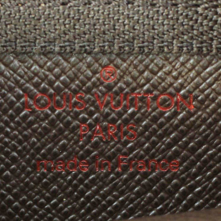 Louis Vuitton Key Pouch Damier Ebene Stamp