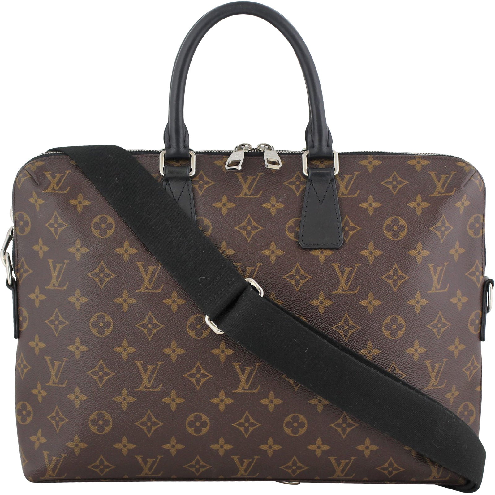 Louis Vuitton Kitan Messenger Monogram Macassar Front