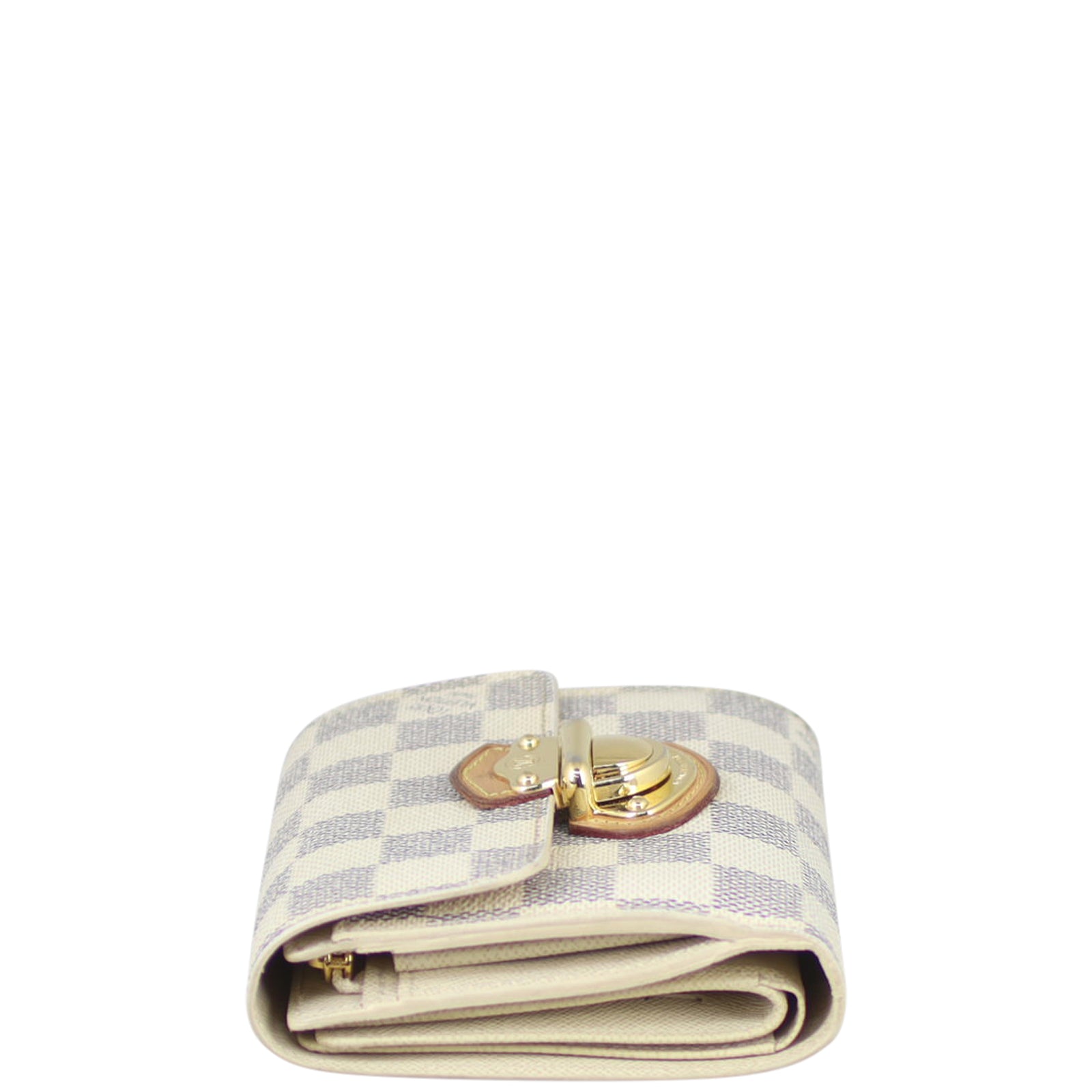 Louis Vuitton Koala Wallet Damier Azur Side