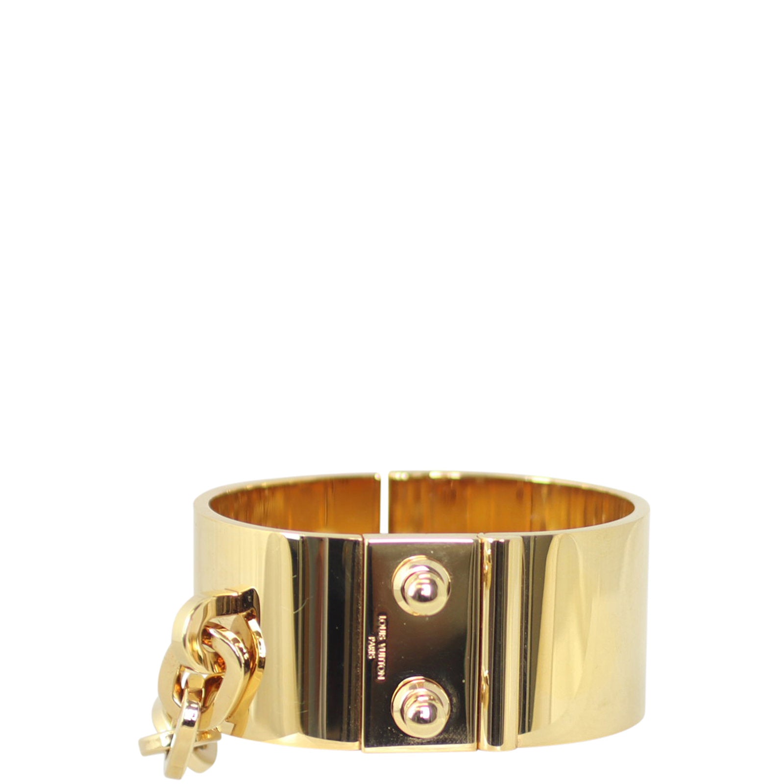 Louis Vuitton Lock Me Manchette Cuff Front