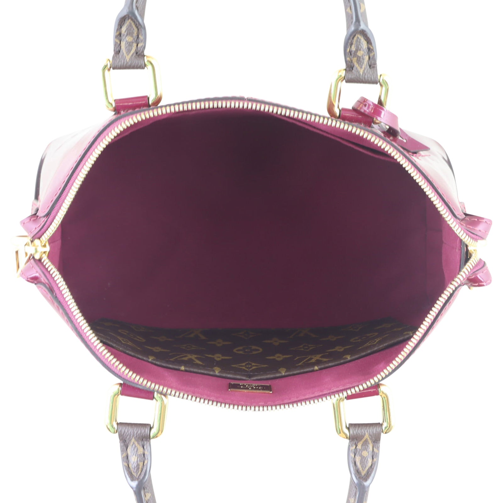 Louis Vuitton Magenta Miroir Tote Interior
