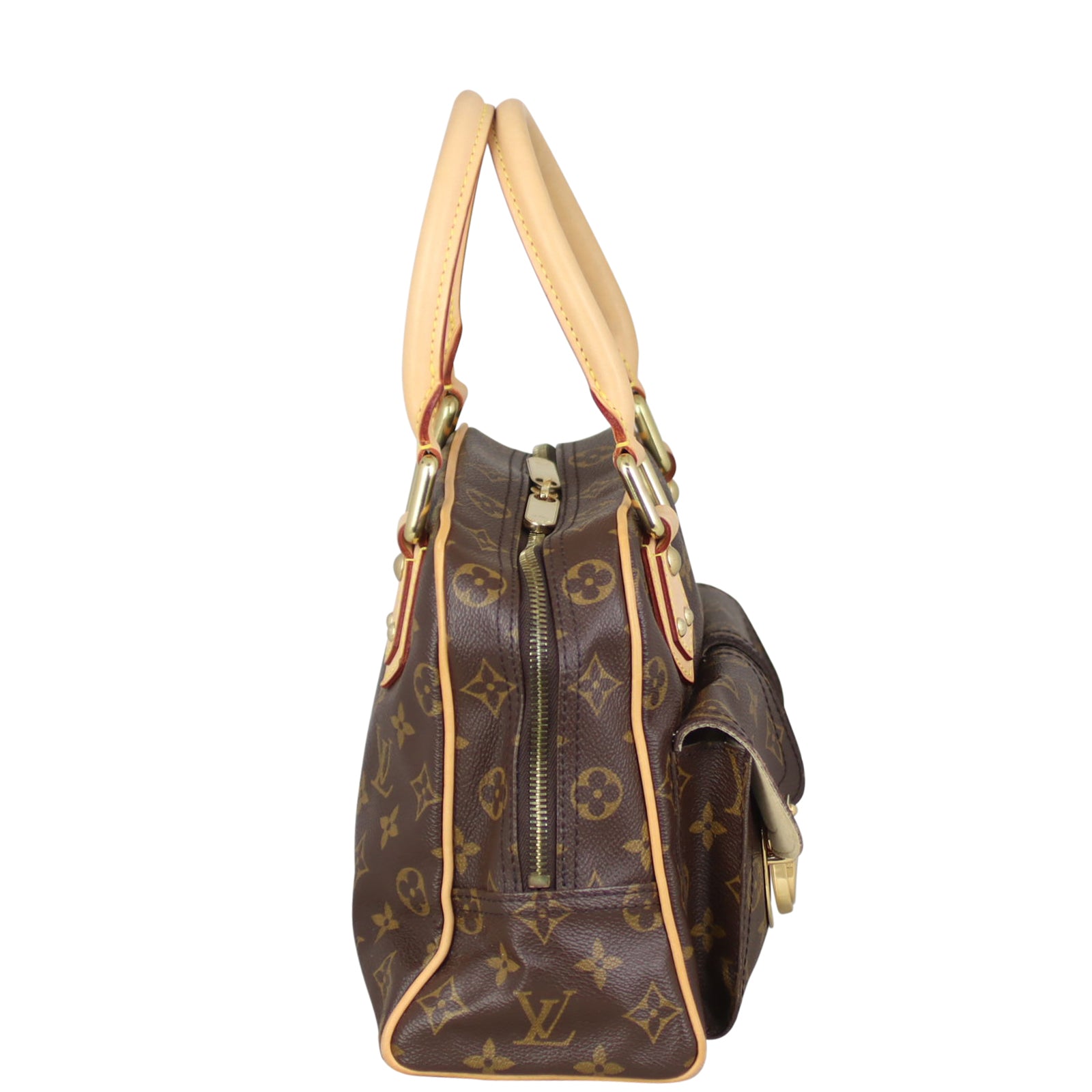 Louis Vuitton Manhattan PM Monogram Side