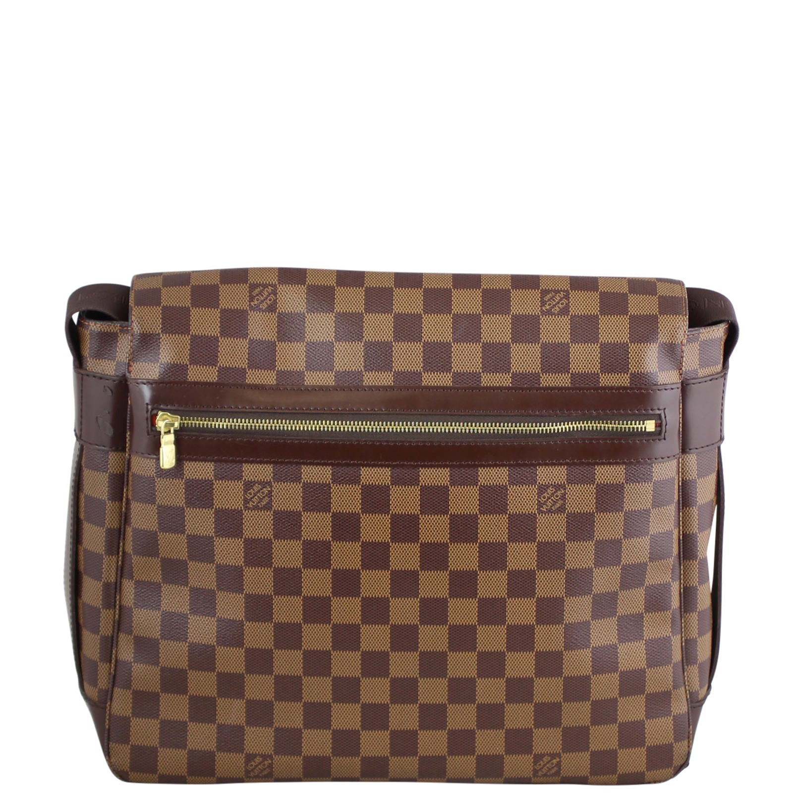Louis Vuitton Bastille Messenger Bag Damier Ebene Back