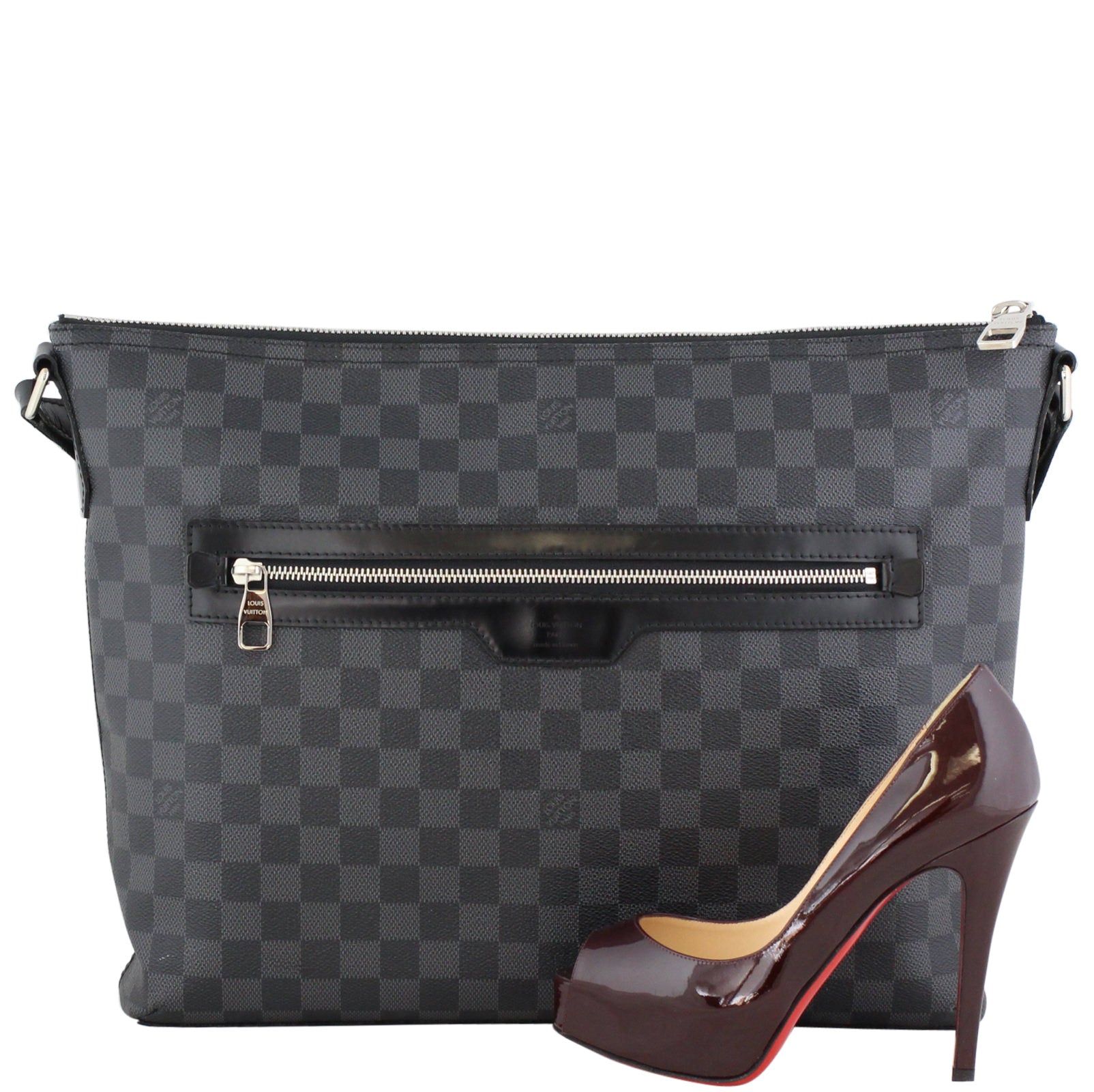 Louis Vuitton Mick GM Damier Graphite Scale