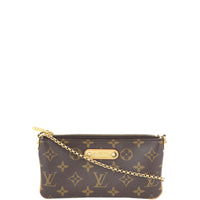 Louis Vuitton Milla Pochette MM Monogram Front