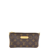 Louis Vuitton Milla Pochette MM Monogram Front