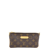 Louis Vuitton Milla Pochette MM Monogram Front