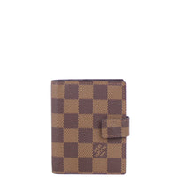 Louis Vuitton Mini Address Book Damier Ebene Front