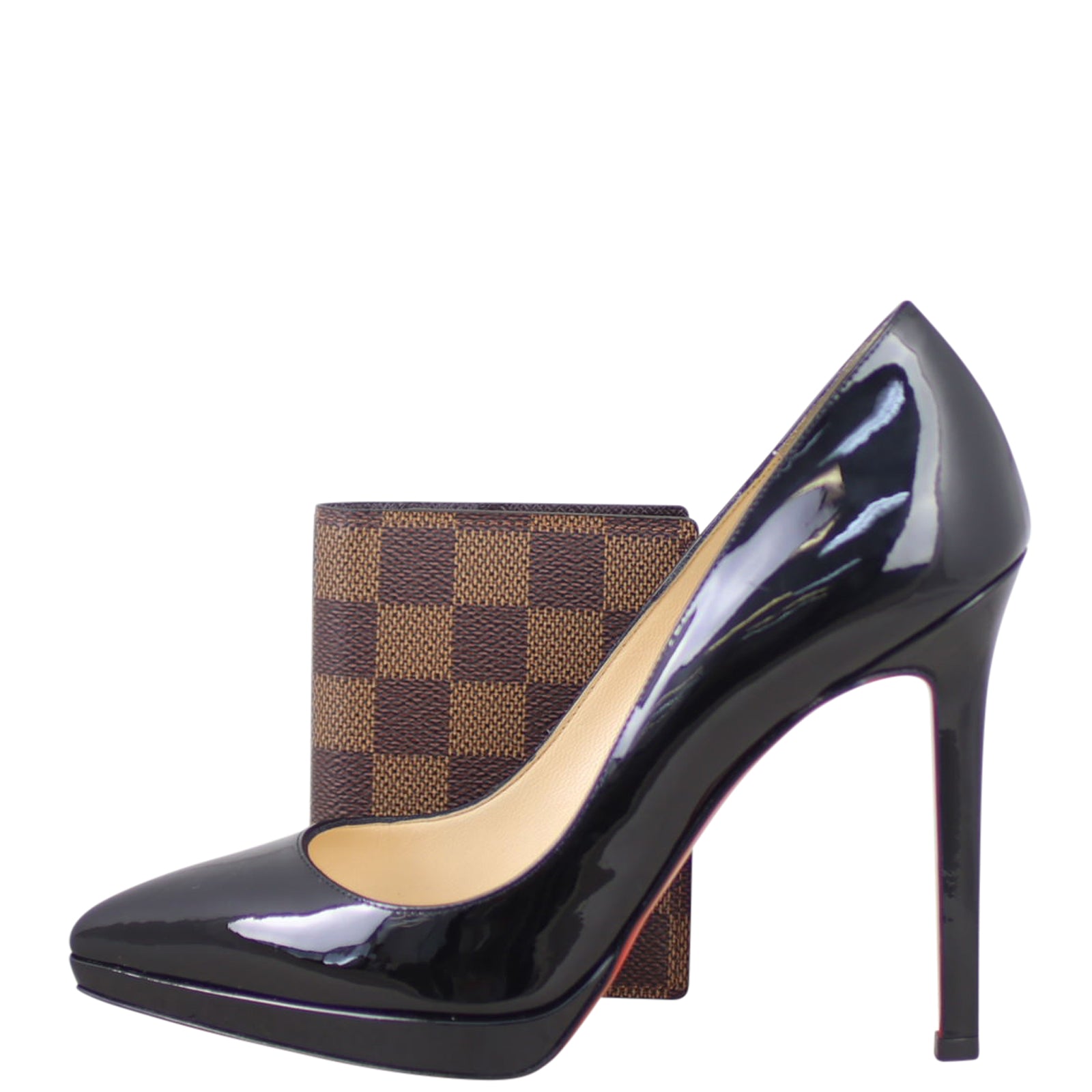 Louis Vuitton Mini Address Book Damier Ebene Shoe