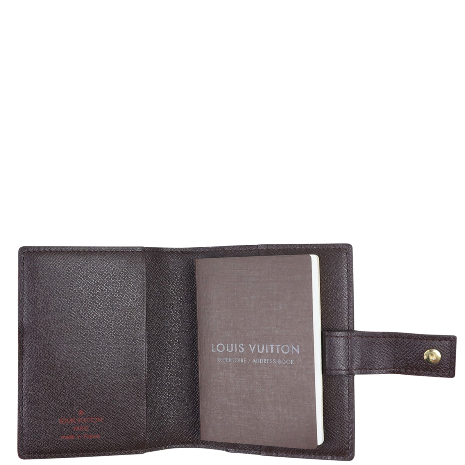 Louis Vuitton Mini Address Book Damier Ebene Whole interior