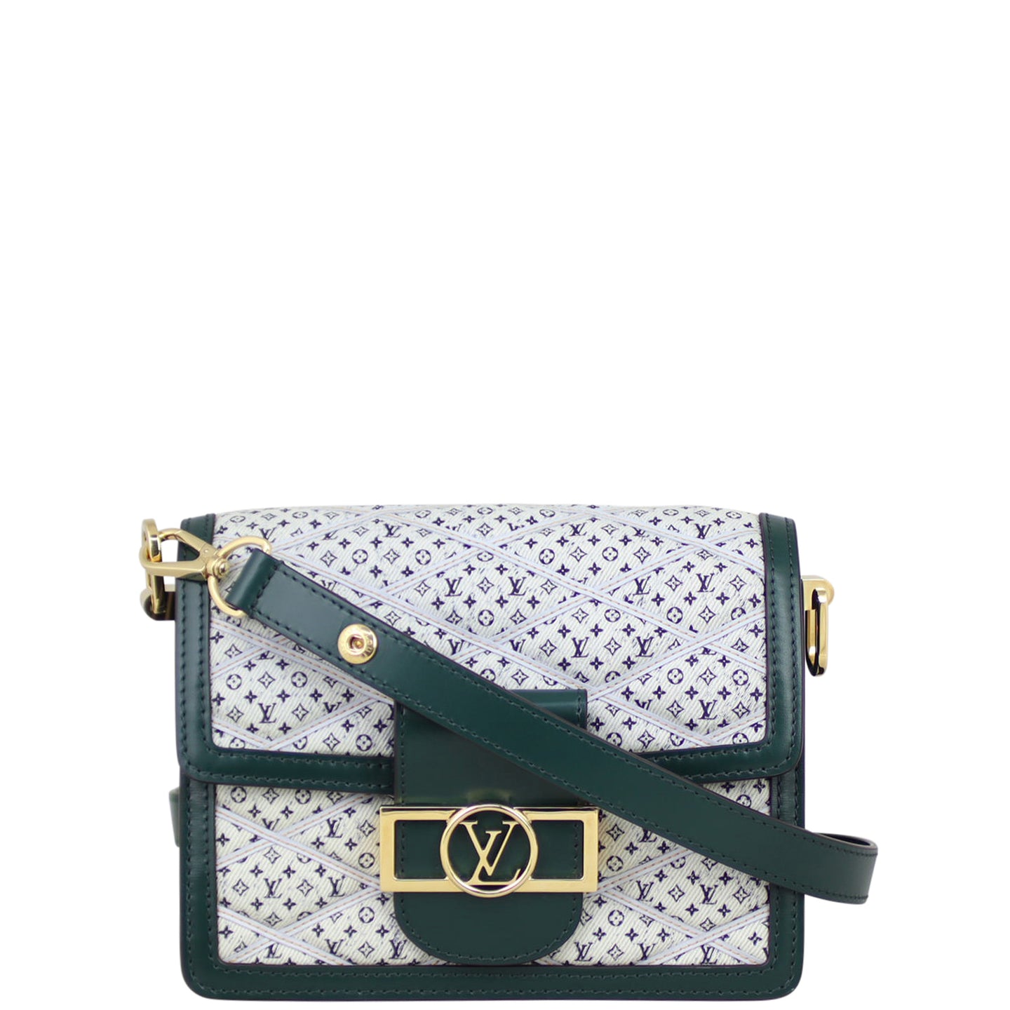 Louis Vuitton Mini Dauphine Denim Front