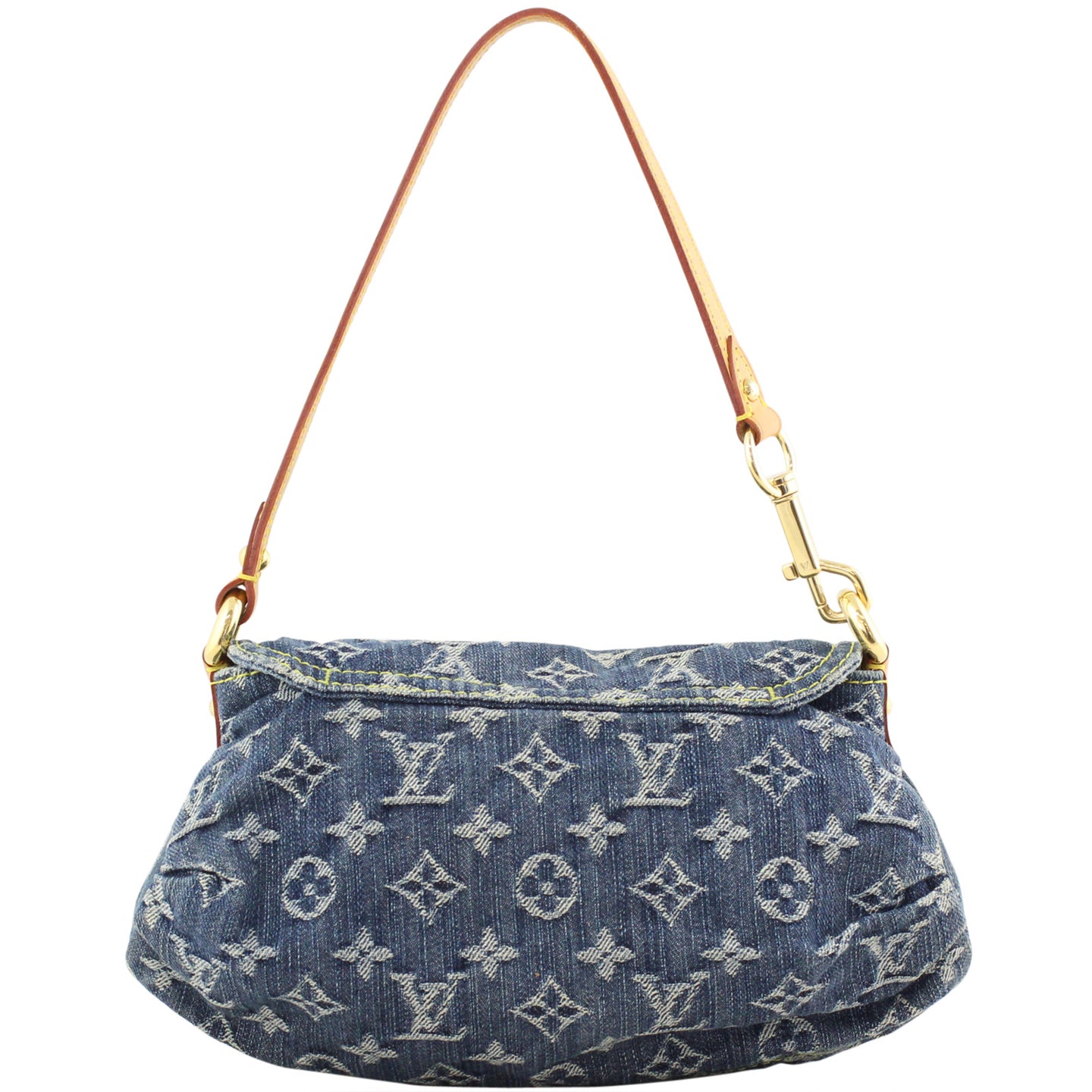 Louis Vuitton Mini Pleaty Monogram Denim Back