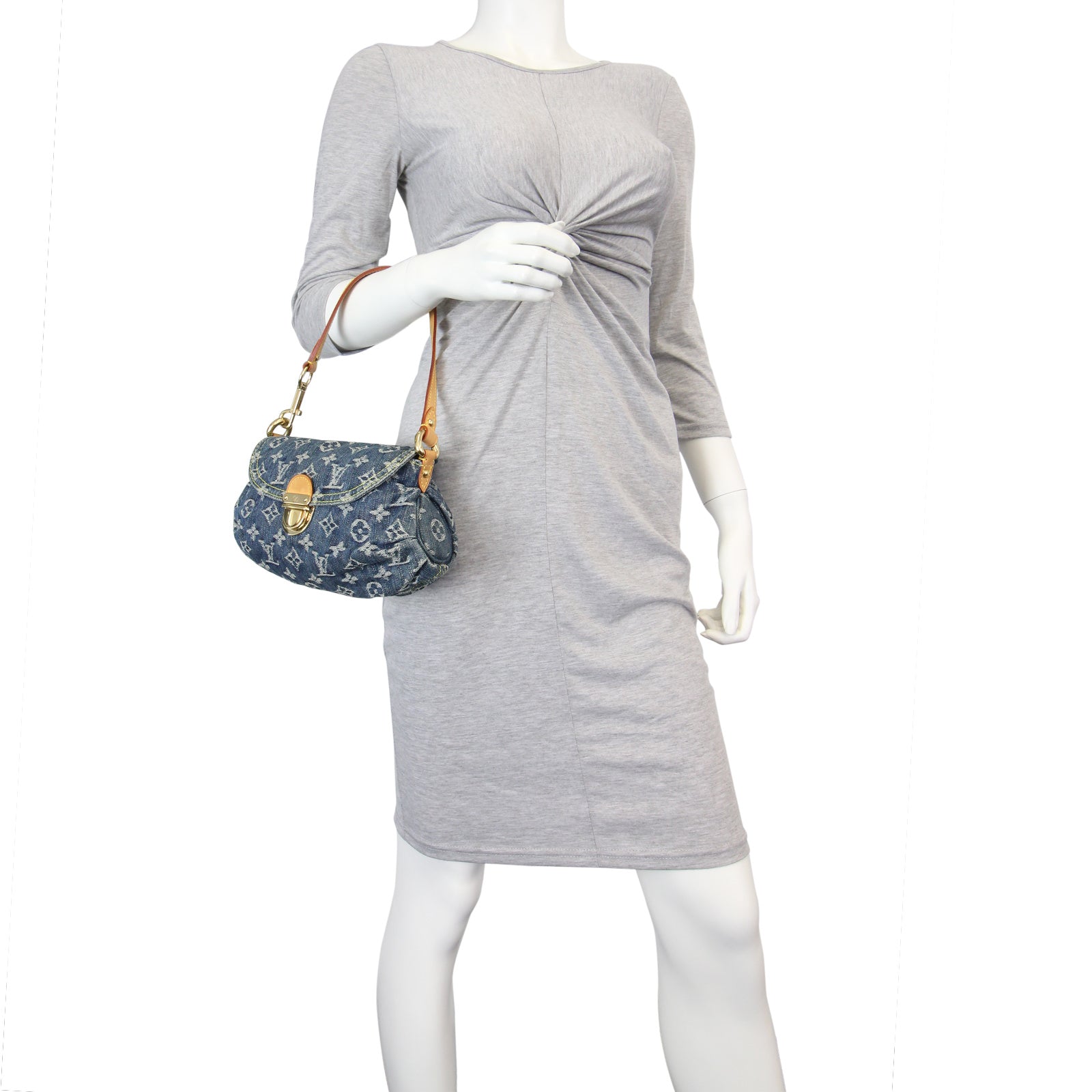 Louis Vuitton Mini Pleaty Monogram Denim Mannequin