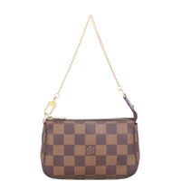 Louis Vuitton Mini Pochette Accessoires Damier Ebene Front