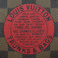 Louis Vuitton Mini Pochette Accessories Damier Ebene Trunks & Bags Logo