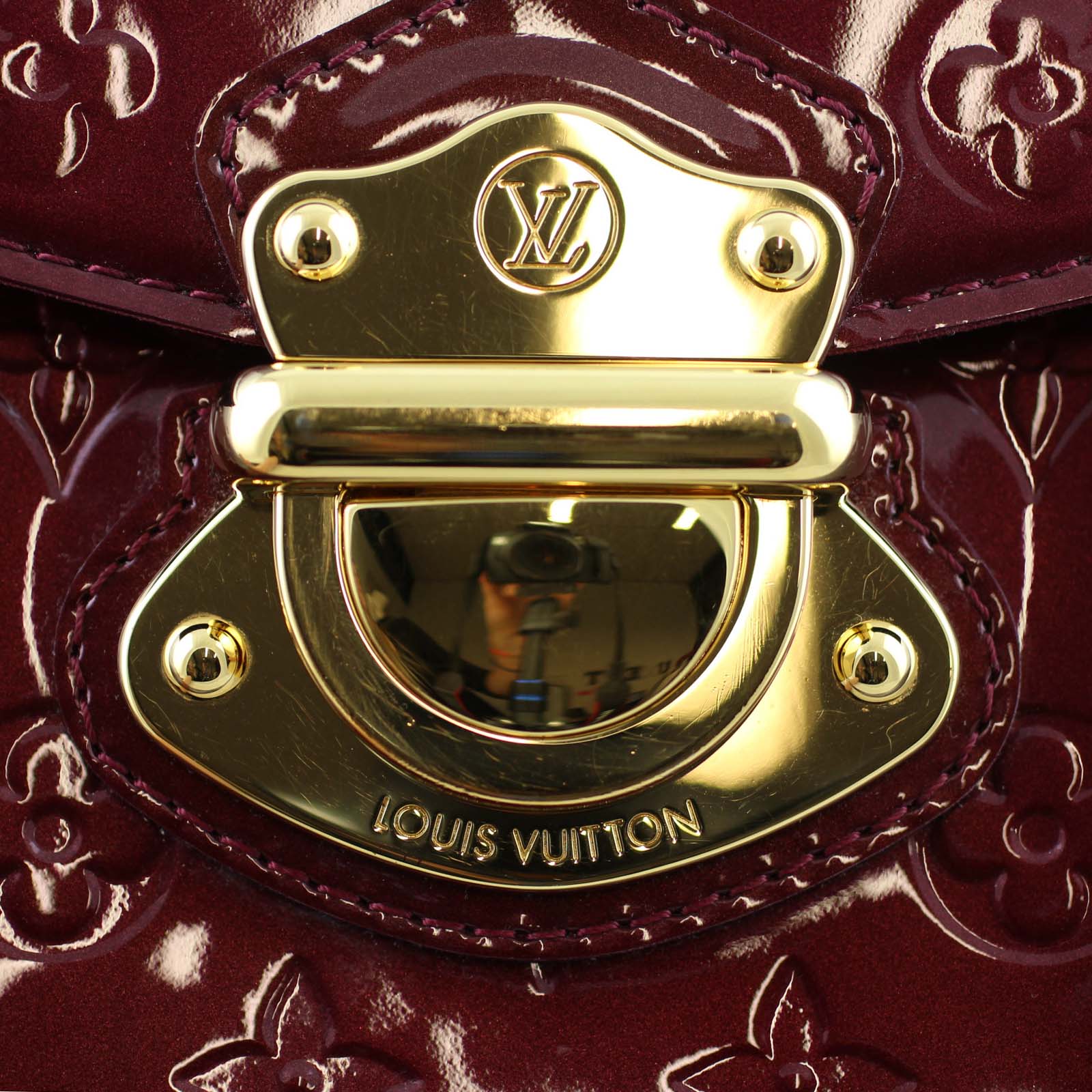 Louis Vuitton Mirada Vernis Rouge Fauviste Clasp