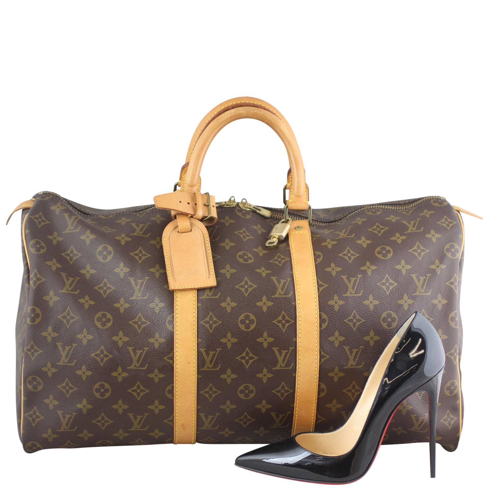 Louis Vuitton Monogram Keepall 50 Scale