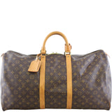 Louis Vuitton Keepall 55 Monogram Front