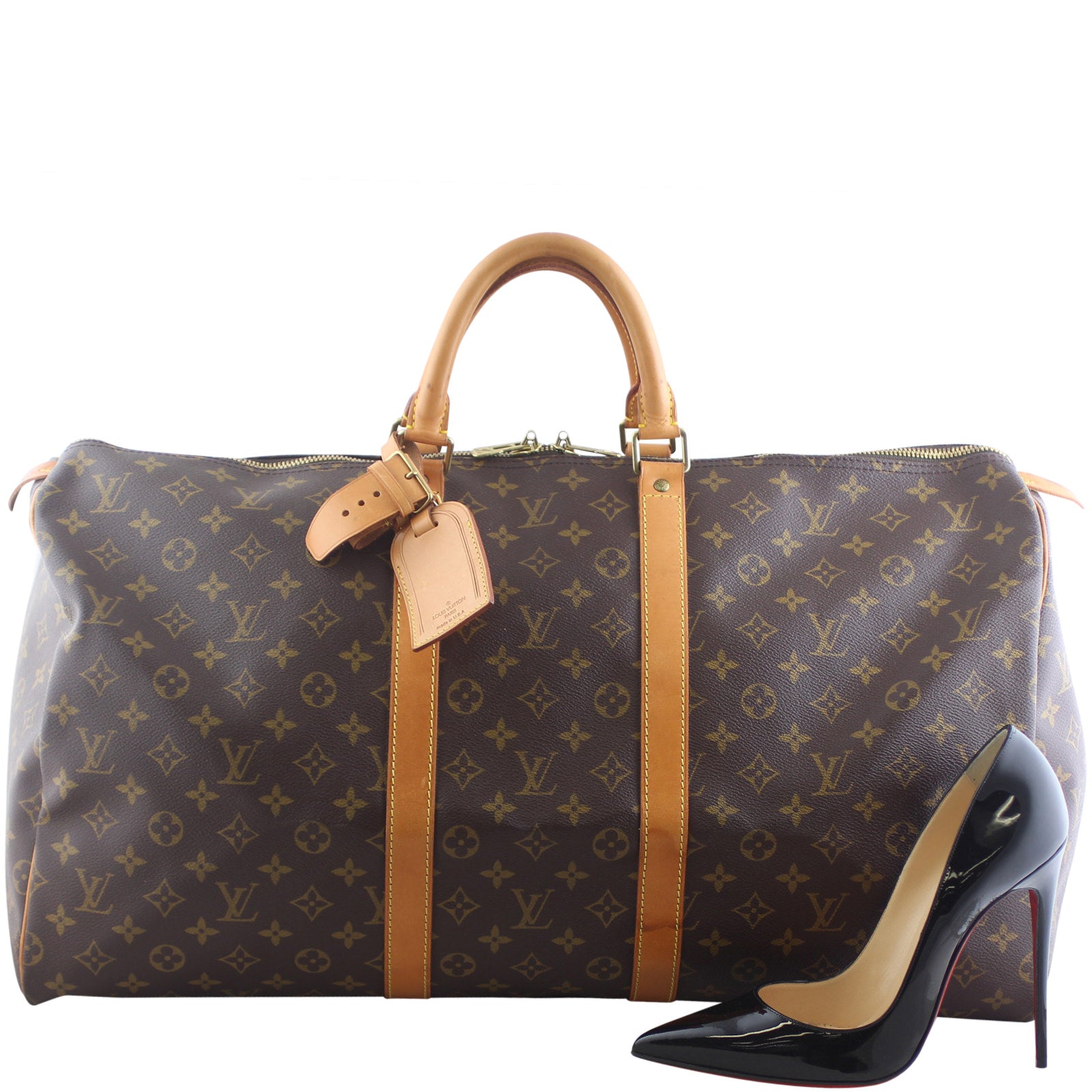 Louis Vuitton Monogram Keepall 55 Scale