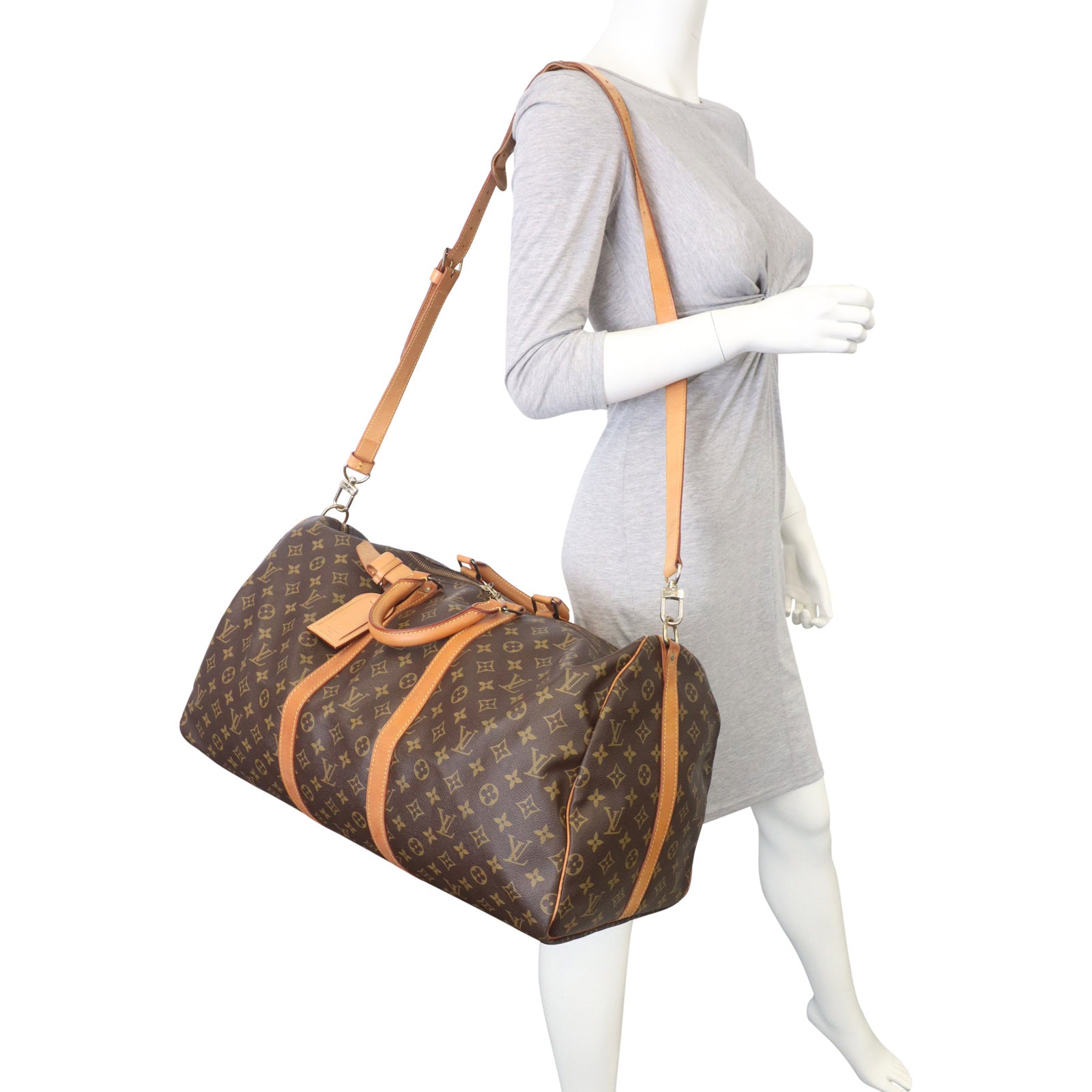 Louis Vuitton Monogram Keepall Bandouliere 55 Mannequin