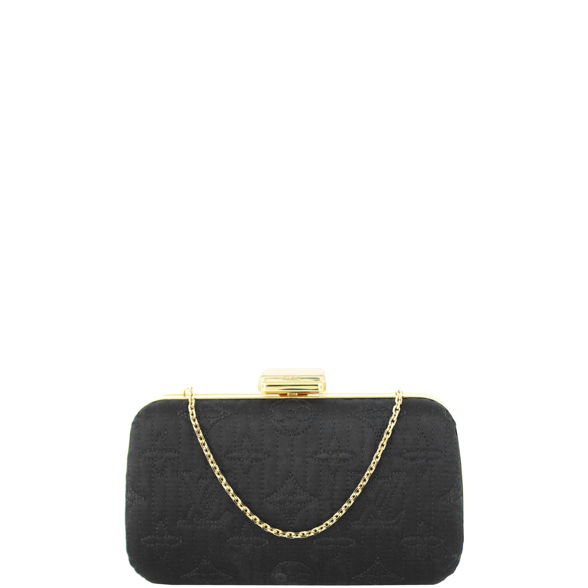 Louis Vuitton Monogram Motard Minaudiere Clutch Front