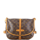 Louis Vuitton Saumur 30 Monogram Back