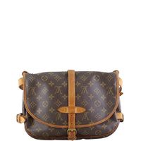 Louis Vuitton Saumur 30 Monogram Back
