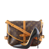 Louis Vuitton Saumur 30 Monogram Scale