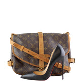 Louis Vuitton Saumur 30 Monogram Scale