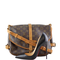 Louis Vuitton Saumur 30 Monogram Scale