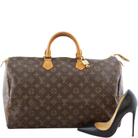 Louis Vuitton Speedy 40 Monogram Scale