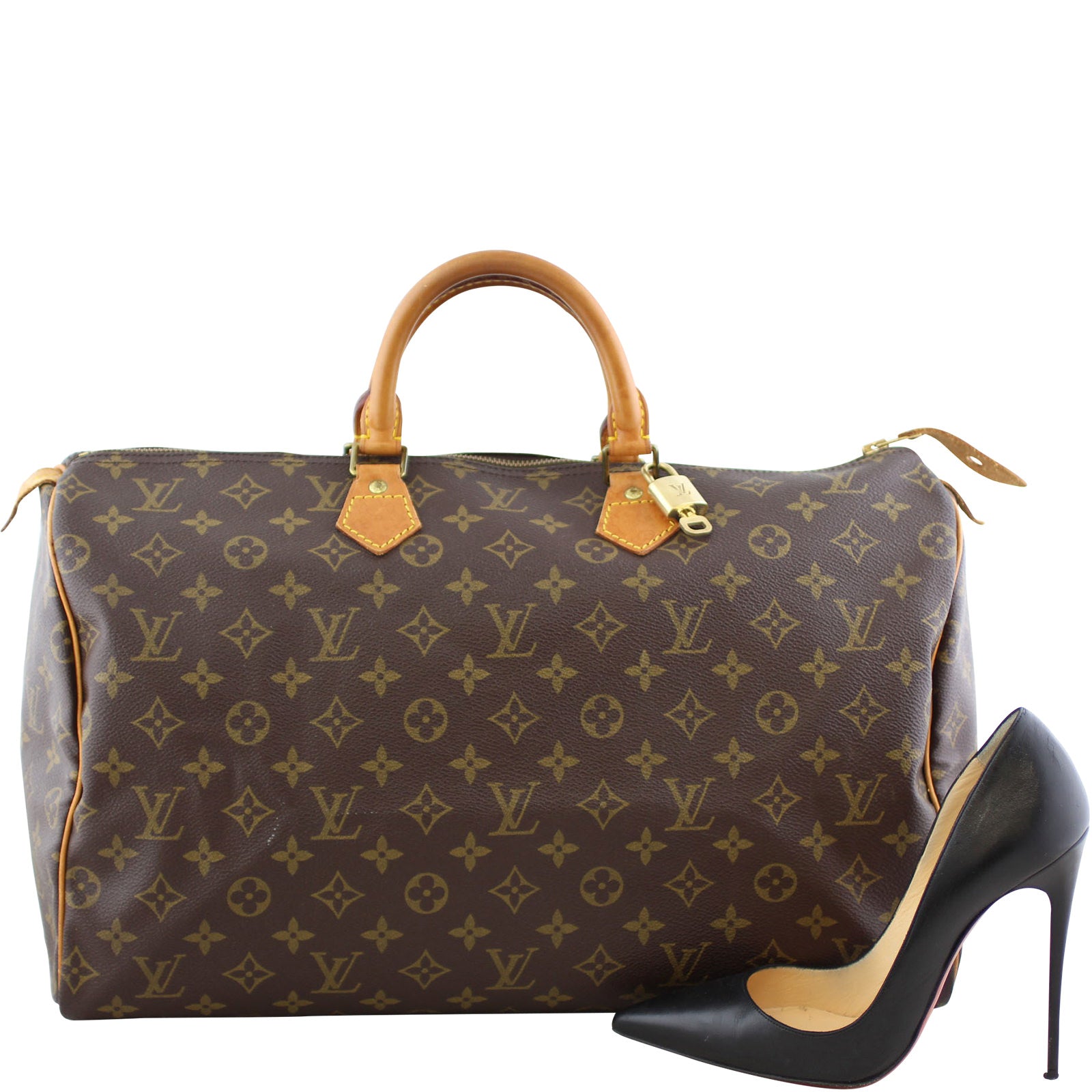 Louis Vuitton Speedy 40 Monogram Scale