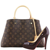 Louis Vuitton Montaigne MM Monogram Scale