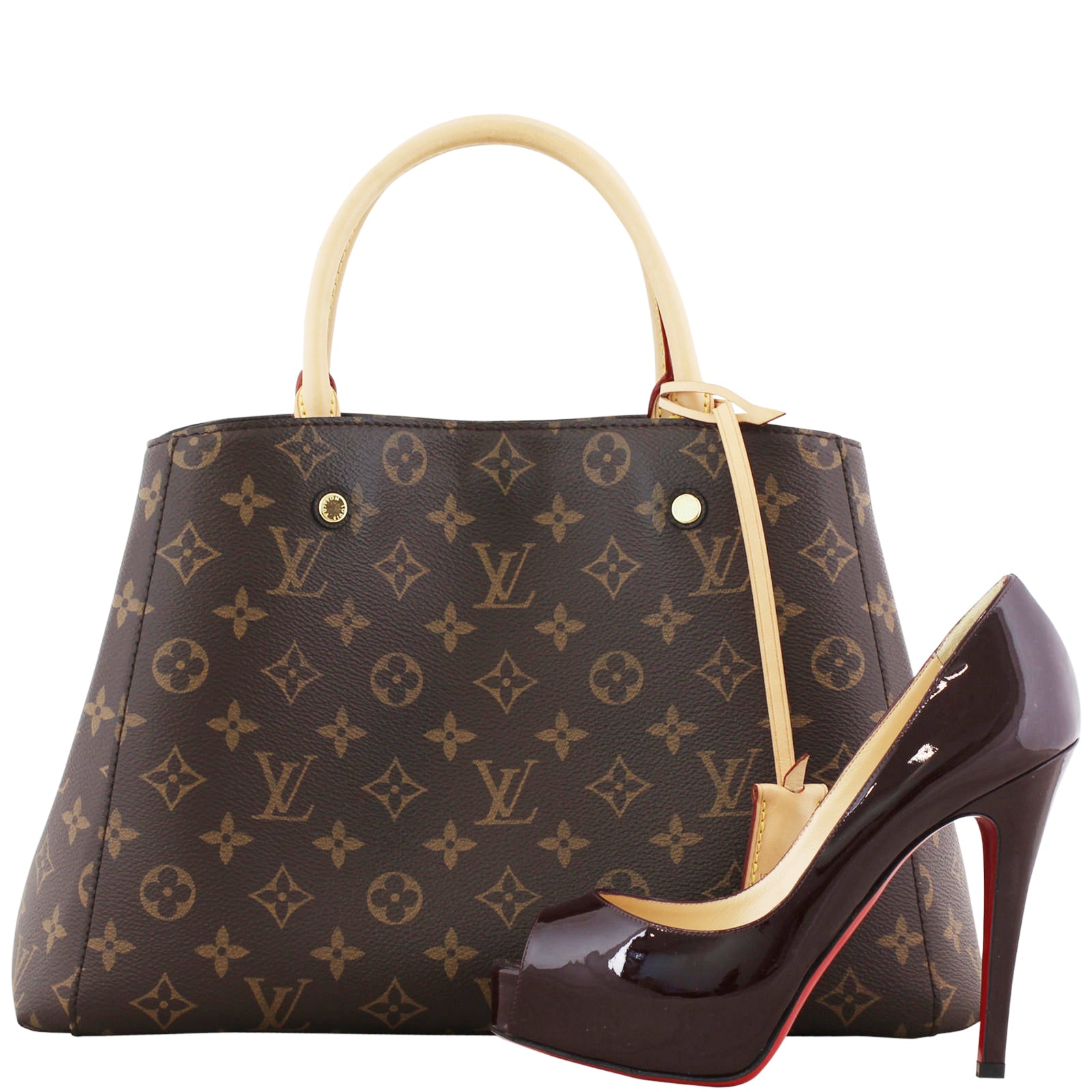 Louis Vuitton Montaigne MM Monogram Scale