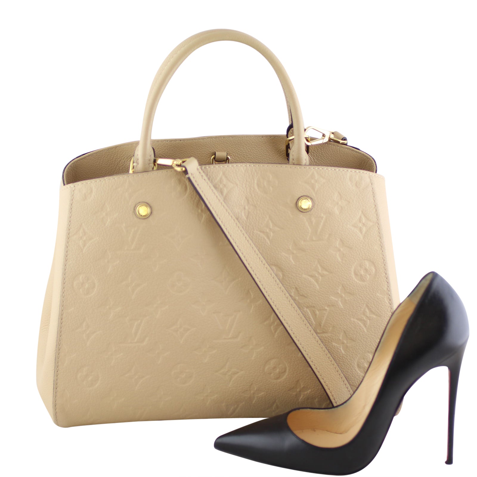 Louis Vuitton Montaigne MM Empreinte Scale