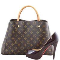 Louis Vuitton Montaigne MM Monogram Shoe