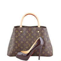 Louis Vuitton Montaigne MM Monogram Scale