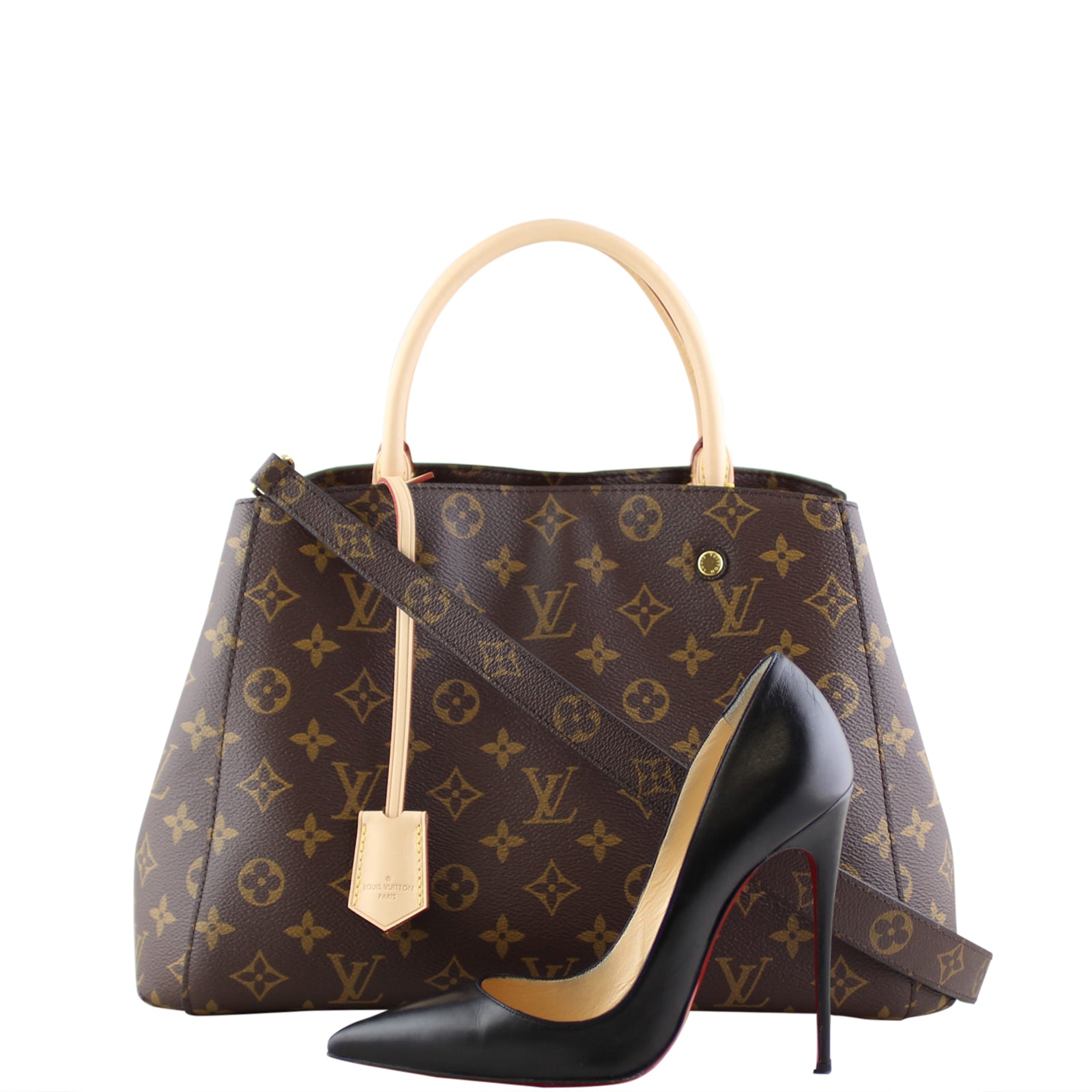 Louis Vuitton Montaigne MM Monogram Scale