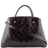 Louis Vuitton Montaigne MM Monogram Vernis Front Strap
