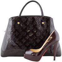 Louis Vuitton Montaigne MM Monogram Vernis Scale