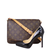 Louis Vuitton Musette Tango Monogram Shoe