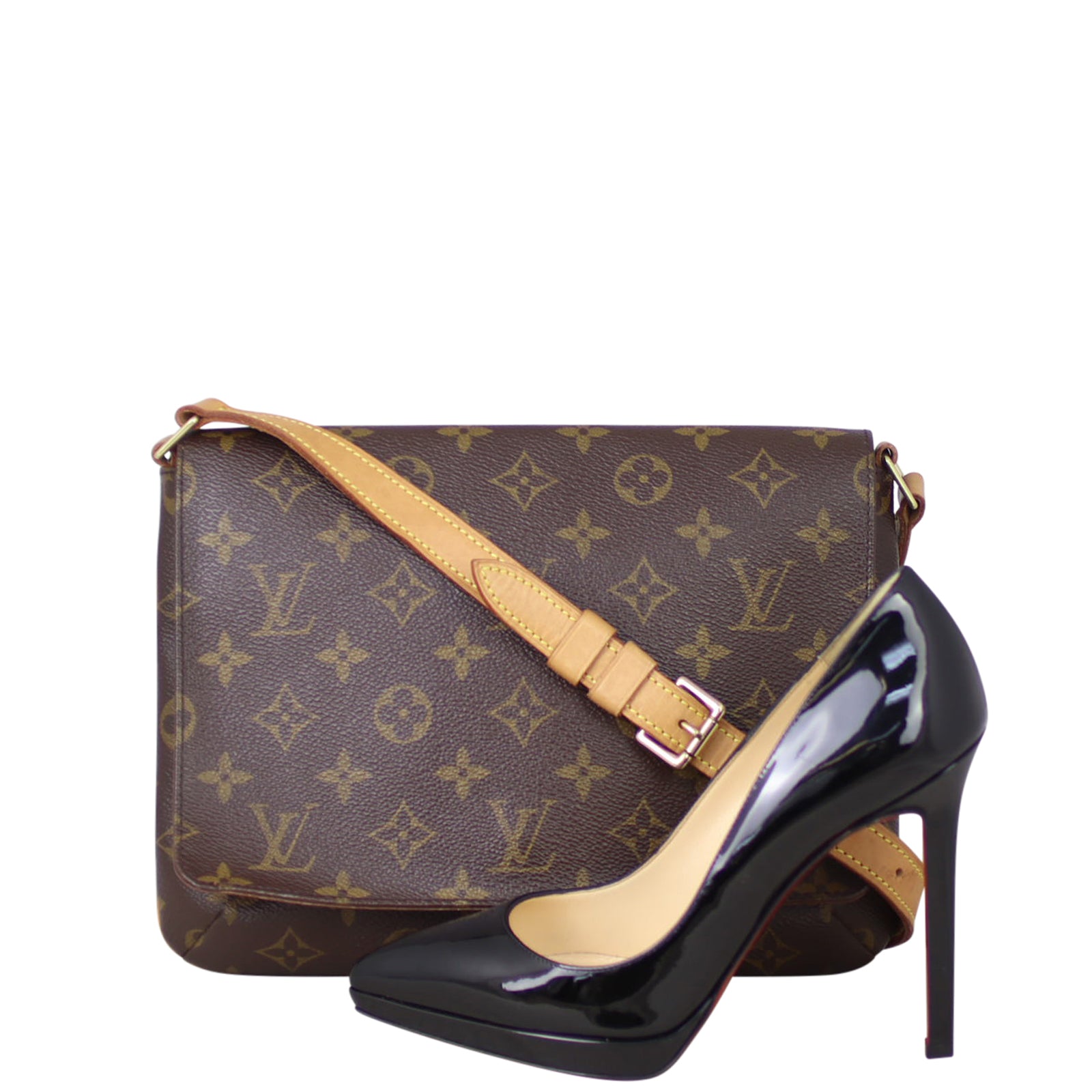 Louis Vuitton Musette Tango Monogram Shoe