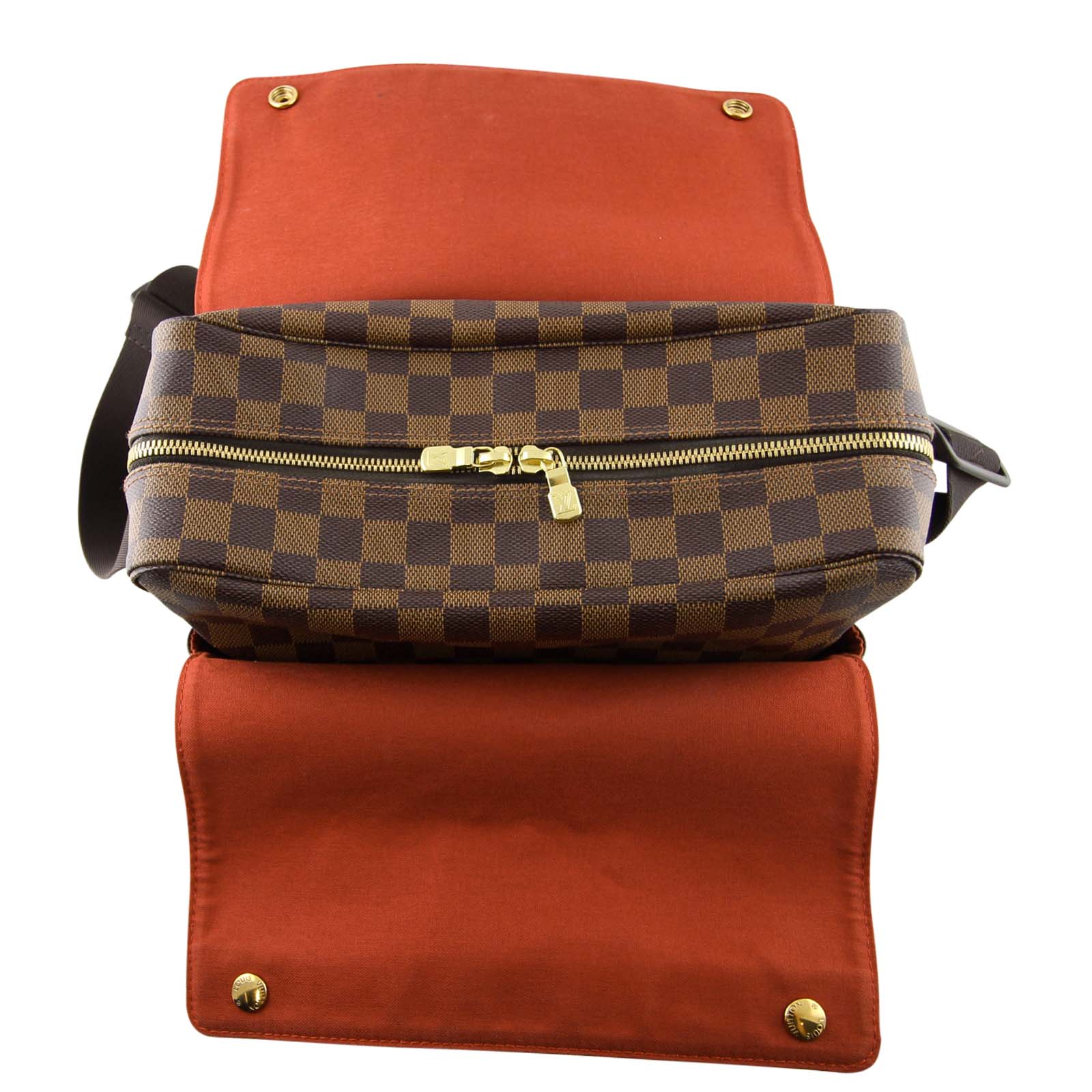 Louis Vuitton Naviglio Messenger Damier Ebene Open