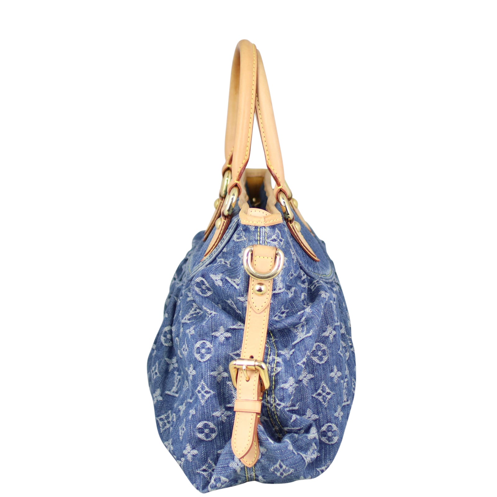 Louis Vuitton Neo Cabby MM Denim Side