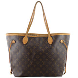 Louis Vuitton Neverfull MM Monogram back