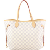 Louis Vuitton Neverfull MM Damier Azur Back
