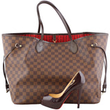 Louis Vuitton Neverfull GM Damier Ebene Scale