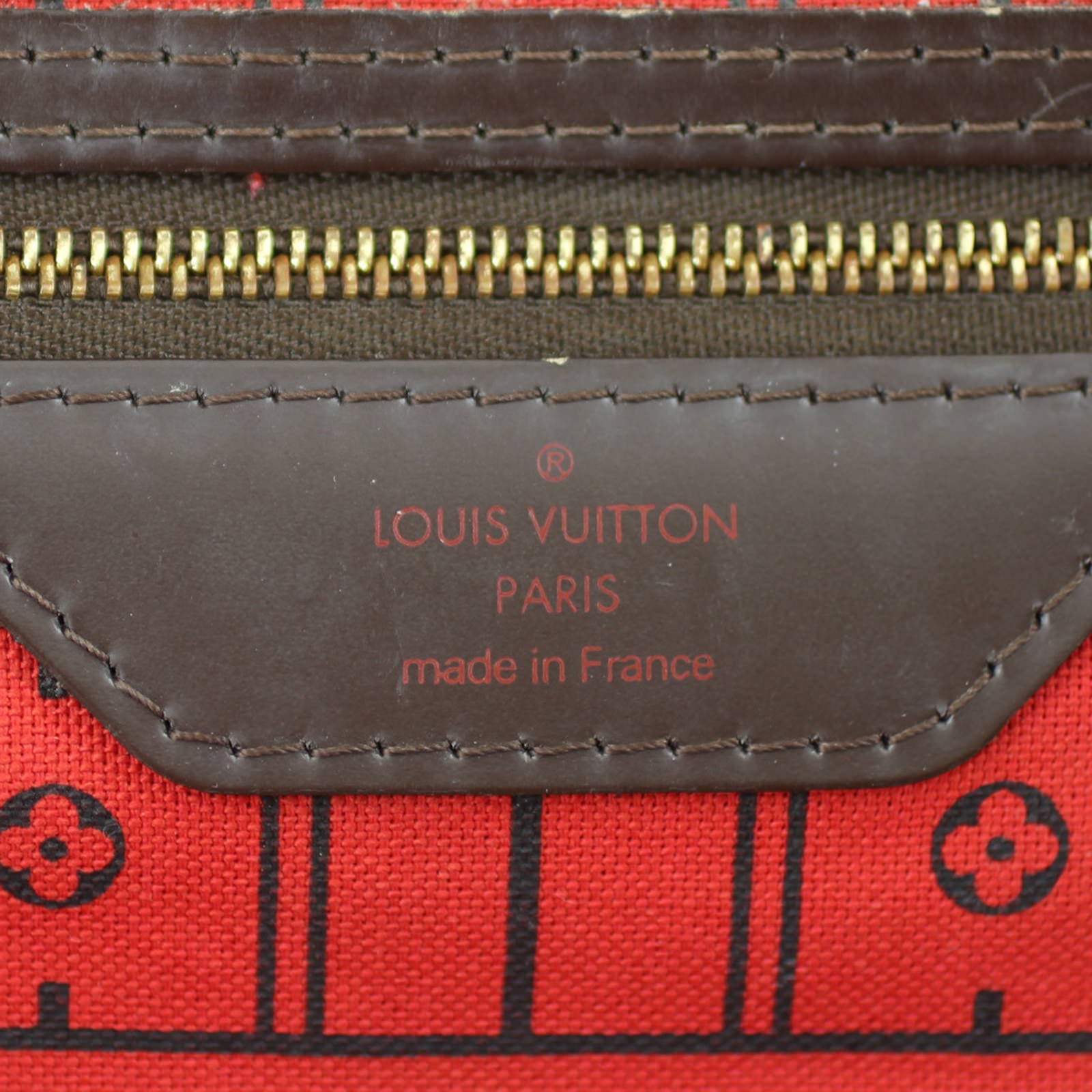 Louis Vuitton Neverfull GM Damier Ebene Stamp