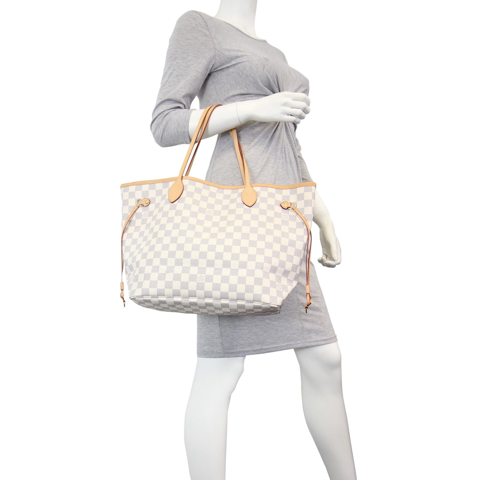 Louis Vuitton Neverfull MM Damier Azur Mannequin